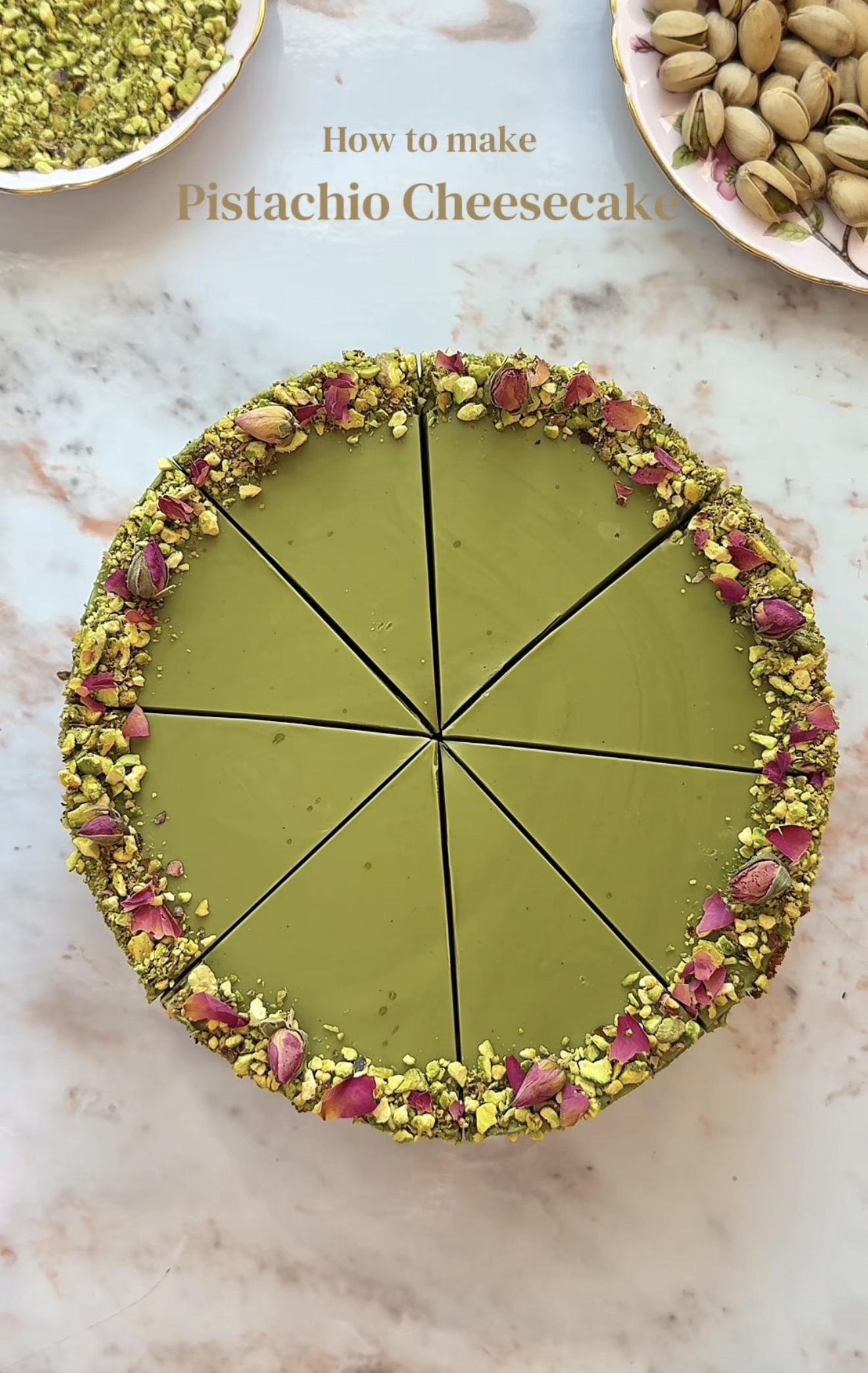 pistachio cheesecake