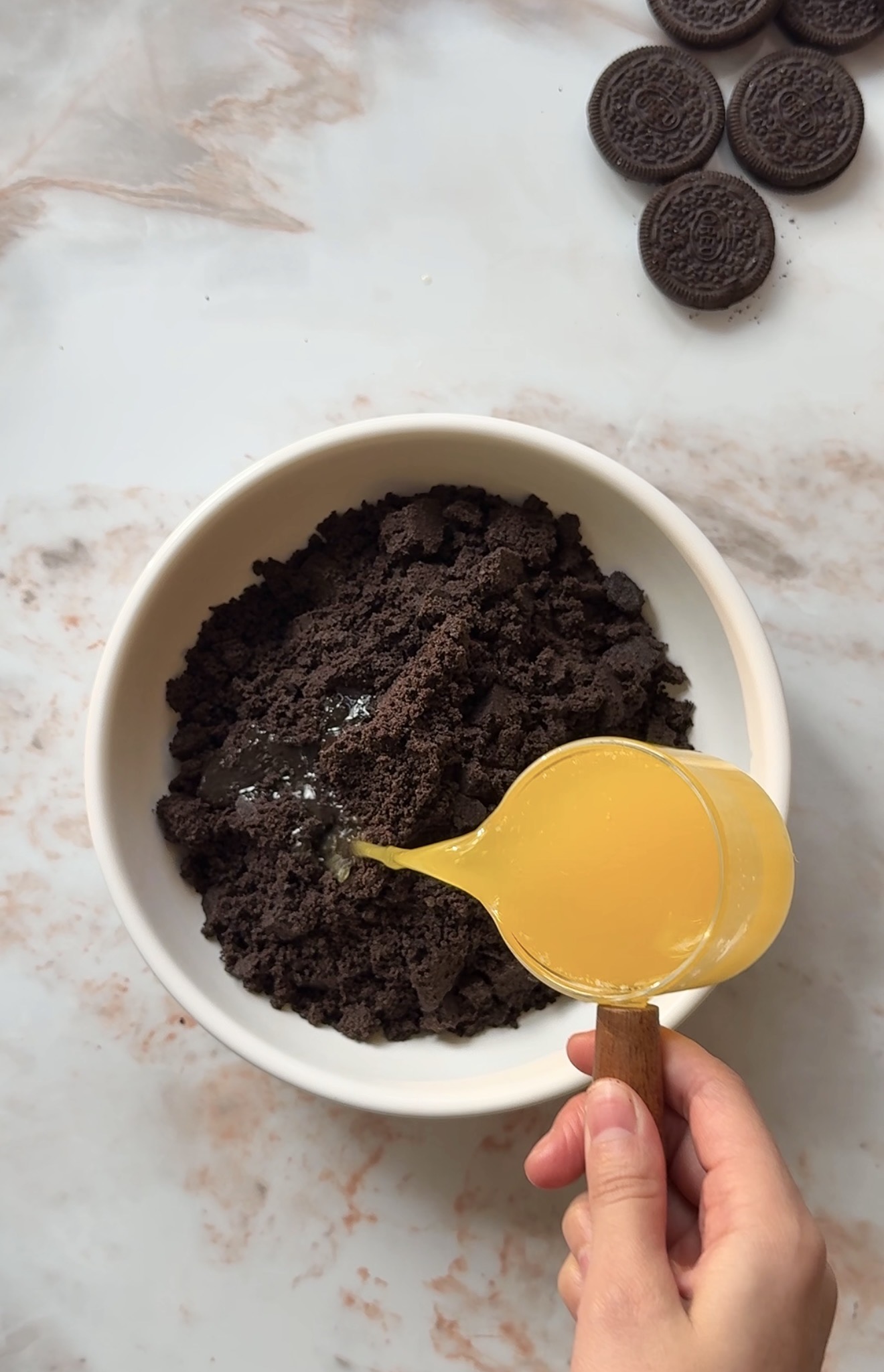 oreo cheesecake instructions for base