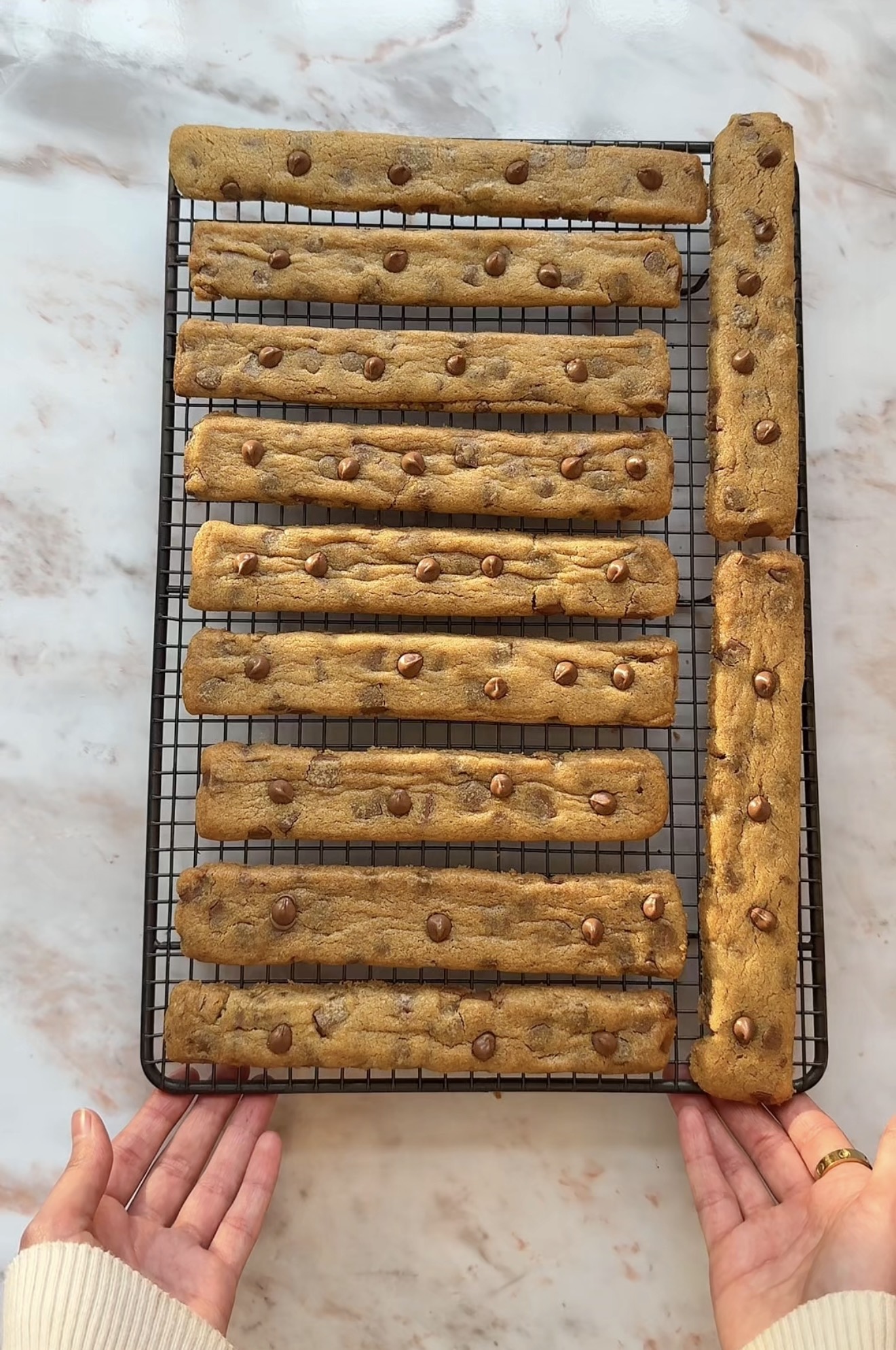 chocolate chip cookie fries