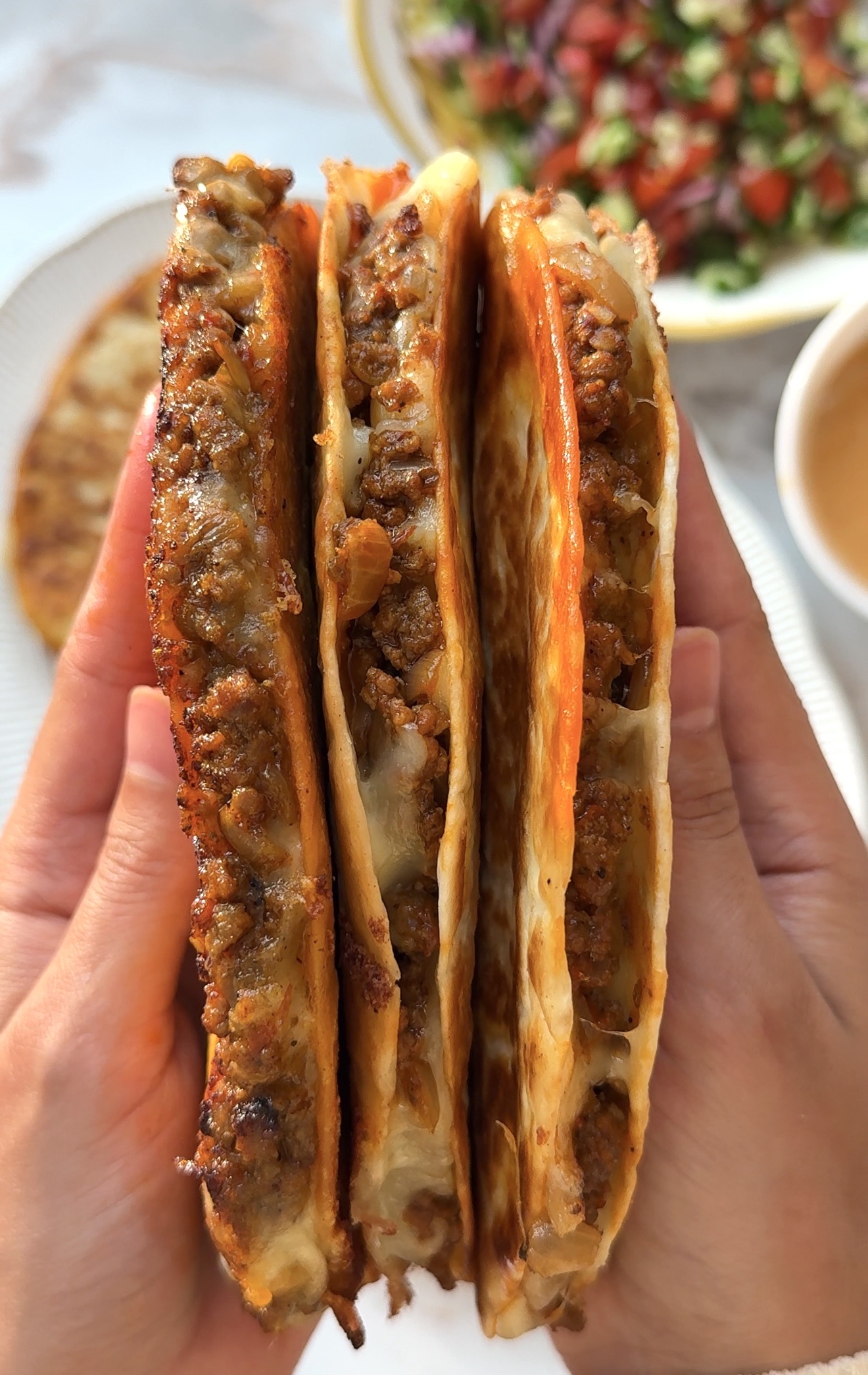 crispy beef taco