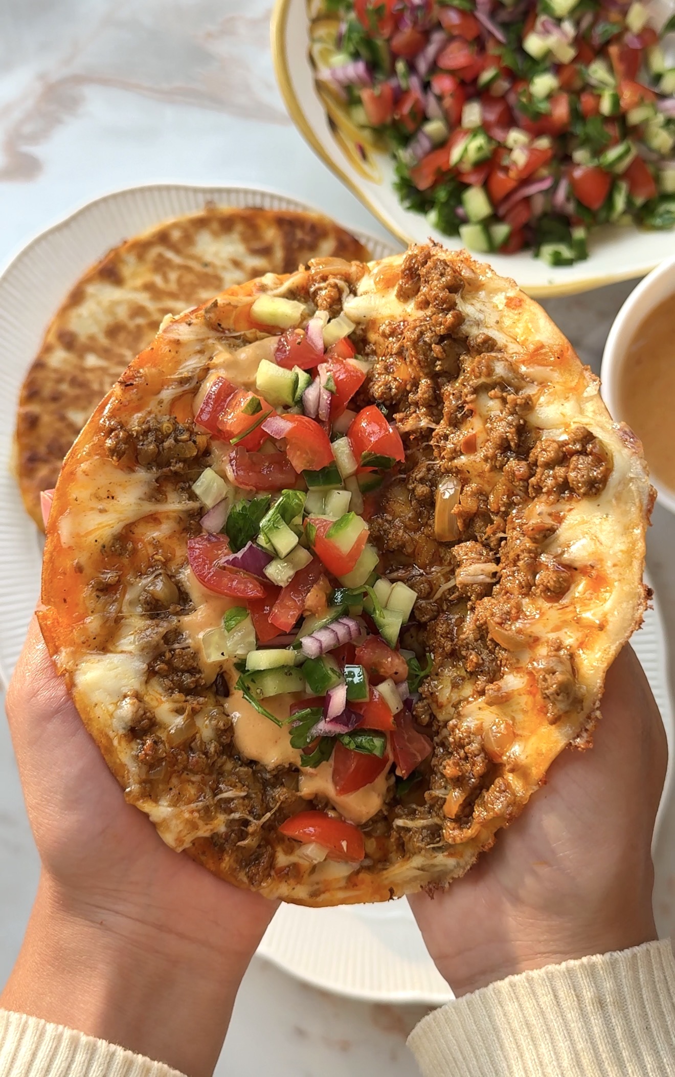 crispy beef taco