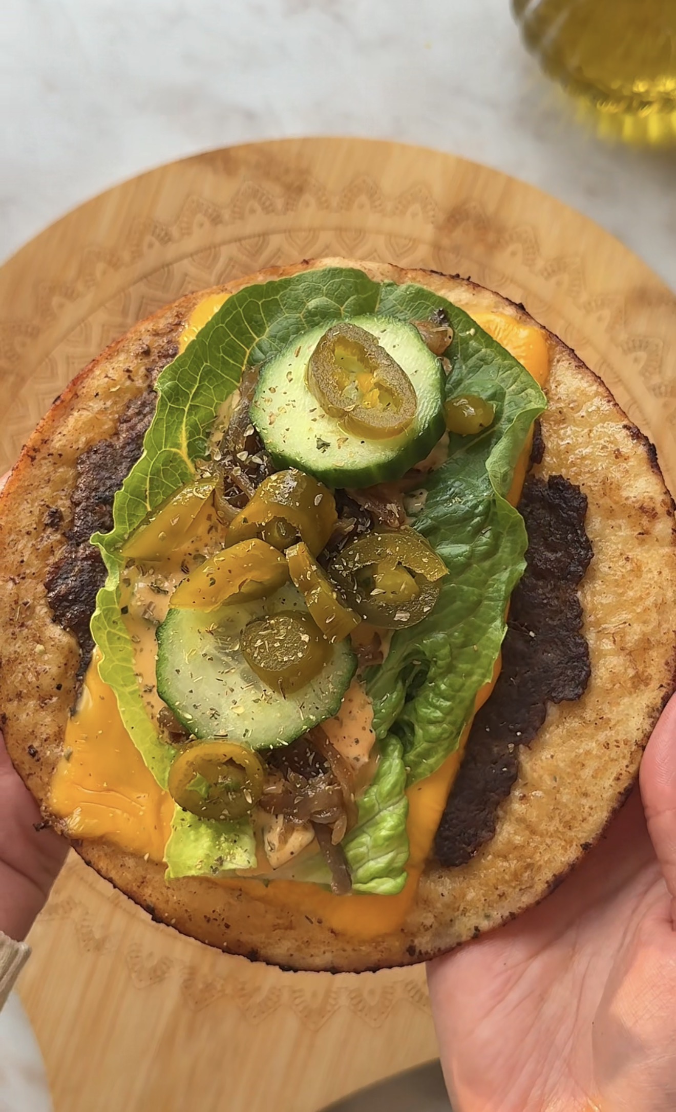 smash burger tacos