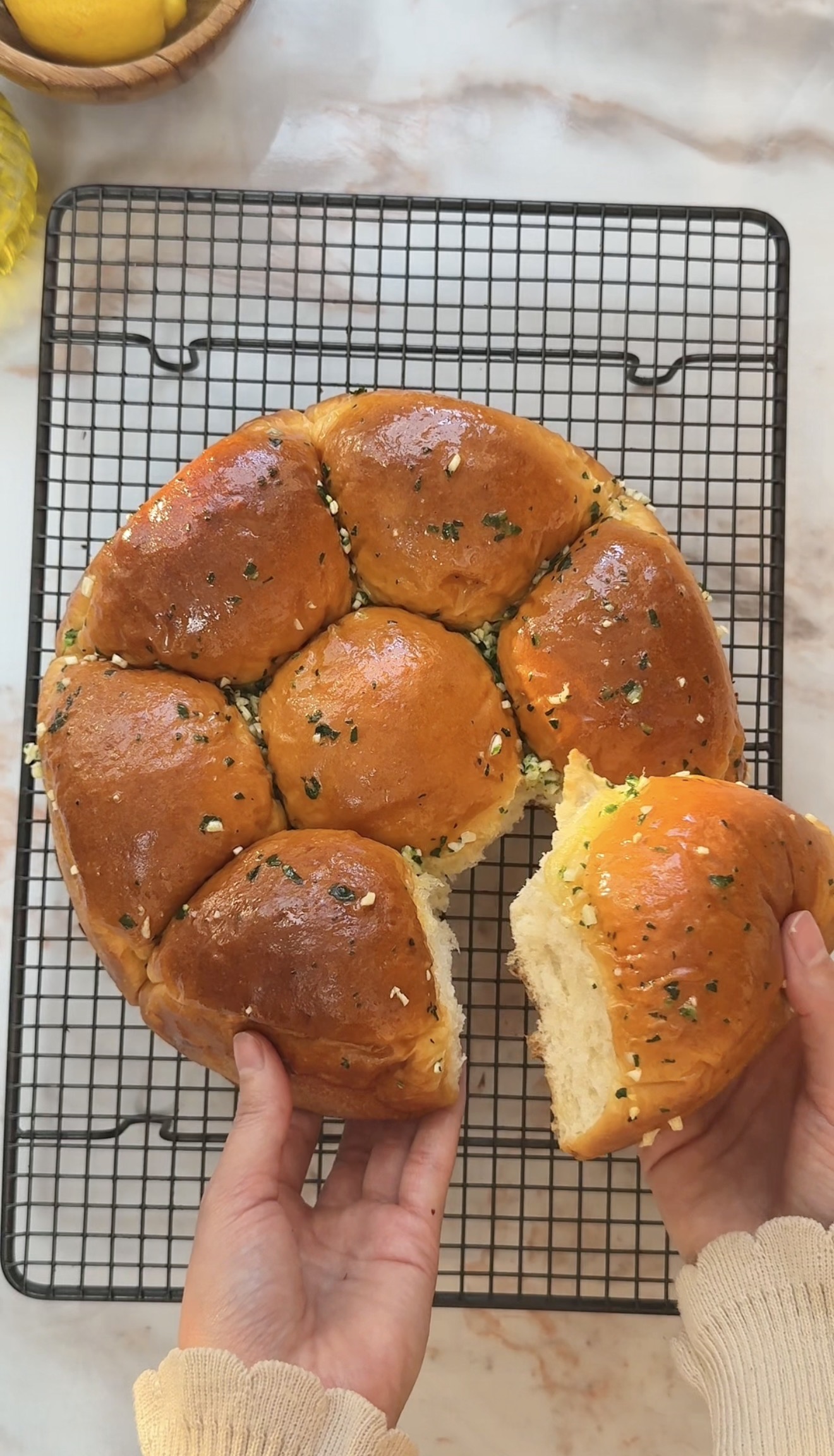 Japanese milk bread rolls